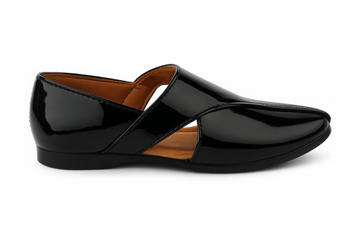Black Formal Sandal Shoes for Boys – Traditional & Ethnic Wear