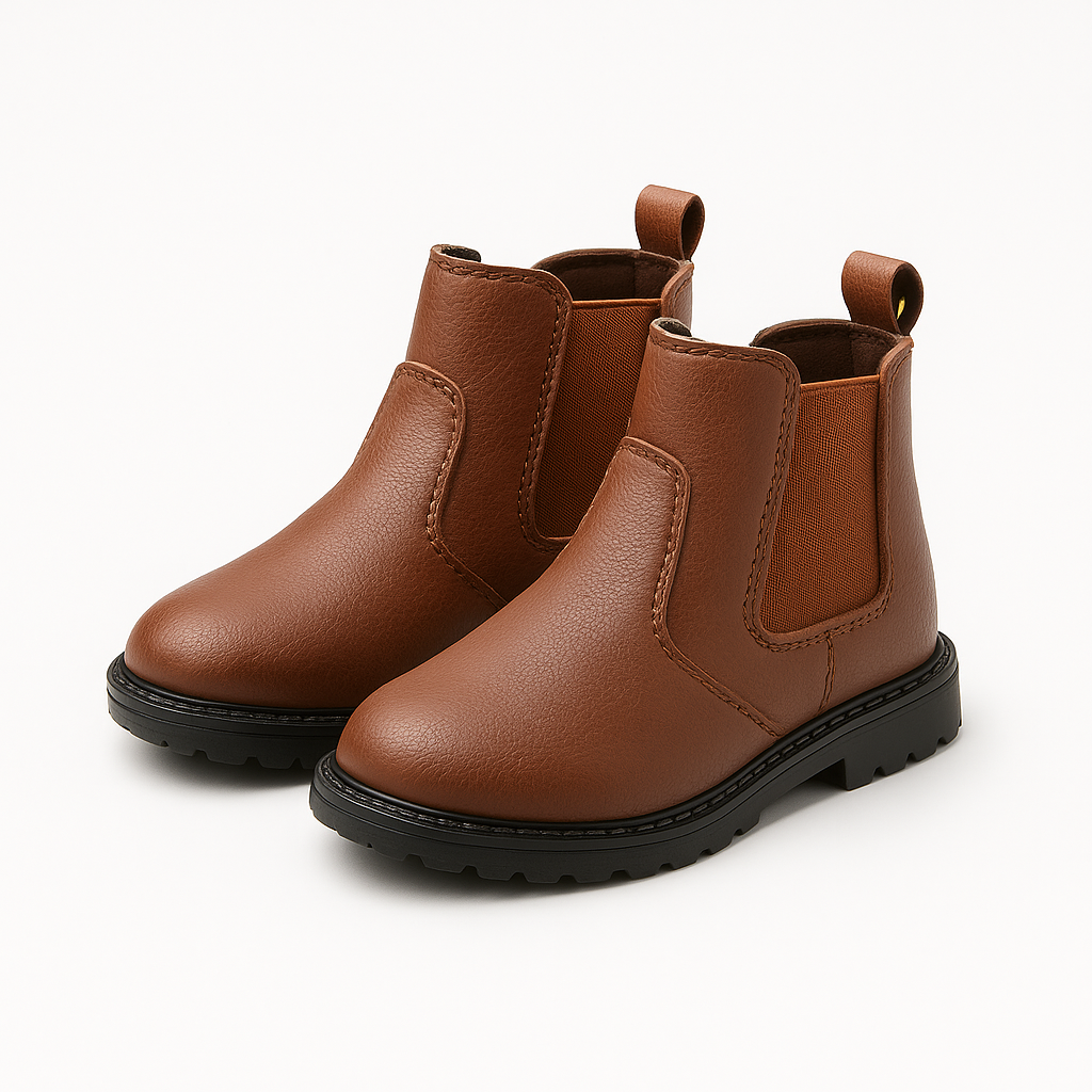 Classic Brown Chelsea Boots for Kids | Stylish & Durable