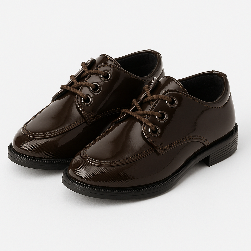 Elegant Brown Formal Shoes for Boys | Party & Occasion Wear