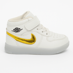 White Hi-top Sneakers for Kids | Stylish & Supportive Baby Shoes