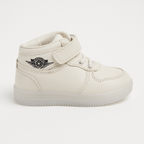 White Hi-top Sneakers for Kids | Stylish & Supportive Baby Shoes