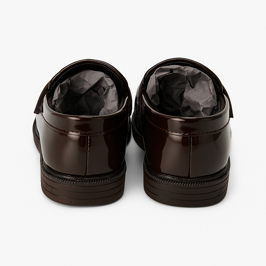 Brown Formal Slip-On Shoes for Boys – Classic & Comfortable