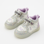 Purple Sparkle Shoes for Girls | Light-Up Party Sneakers