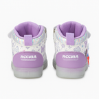 Purple Sparkle Shoes for Girls | Light-Up Party Sneakers