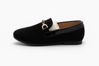 Elegant Black Velvet Loafers for Boys – Party & Formal Wear
